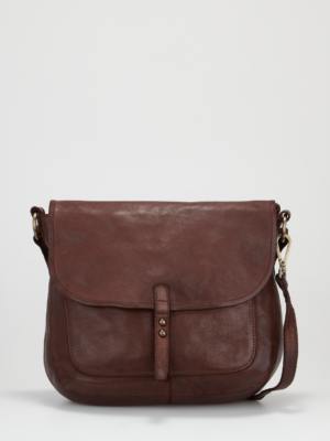 Ari Leather Stud Satchel Bag