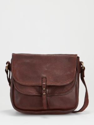 Ari Leather Double Crossbody Bag