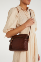 Ari Leather Tassel Crossbody Bag