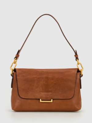 Luna Leather Flap Crossbody Bag